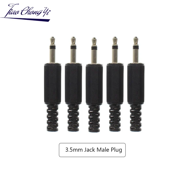 3.5mm Male Plug Mono Headphone Adapter 
