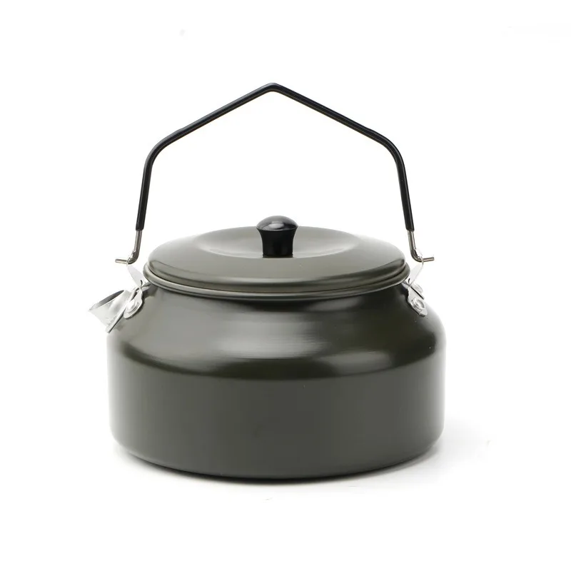 

Outdoor Water Kettle Old-fashioned Aluminum Boiling Water Kettle Portable Folding Camping Picnic Outdoor Water Kettle