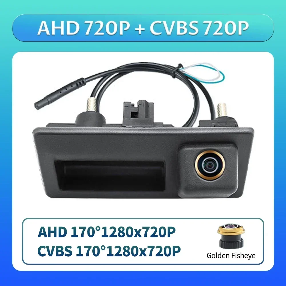 

SKIG AHD 1080P 170 ° Автомобильная камера заднего вида на ручке багажника для Volkswagen VW Passat Jetta Tiguan Touareg Volkswagen Passat Lingyu