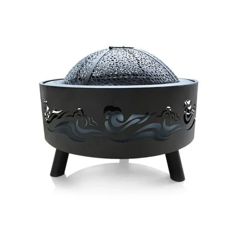 Скандинавский железный костра для уличного обогревателя бытовой угольный