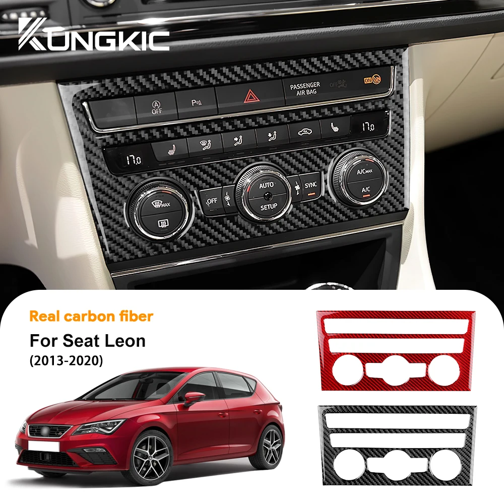 Для SEAT Leon 2013 2014 2015 2016 2017 2018 2019 2020 LHD RHD Автомобильная центральная отделка экрана