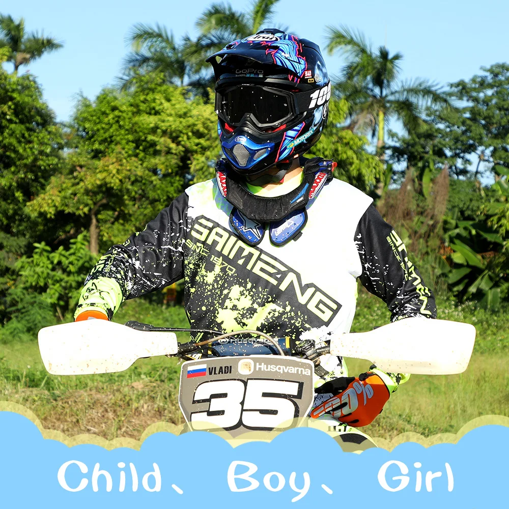 

Комплект одежды для мотокросса из Джерси, детская одежда для мальчиков и девочек, для гонок по бездорожью, Размер 20/22/24/26/28 MOTO DH