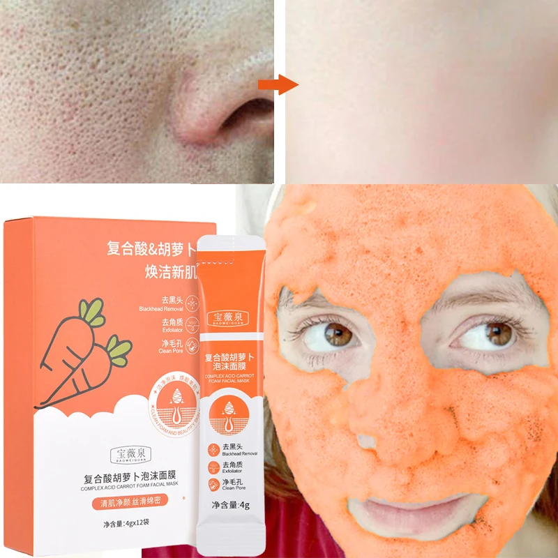 

Face Cleaning Bubble Mask Shrinking Pore Remove Blackhead Deep Cleansing Oil Control Anti-Acne Brighten Whitening Face Skin Care