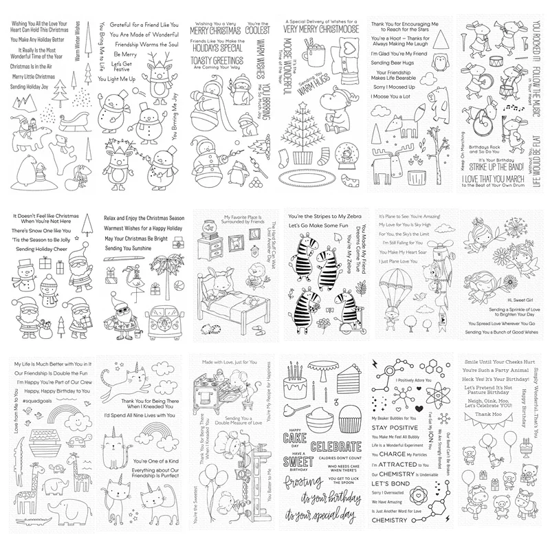 Новинка 2021 штампы для вырезания и прозрачные скрапбукинга изготовления бумаги