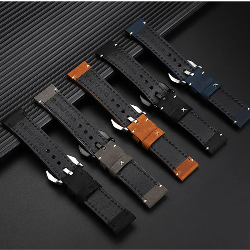 Ремешок кожаный для часов Panerai PAM111 441 24 мм