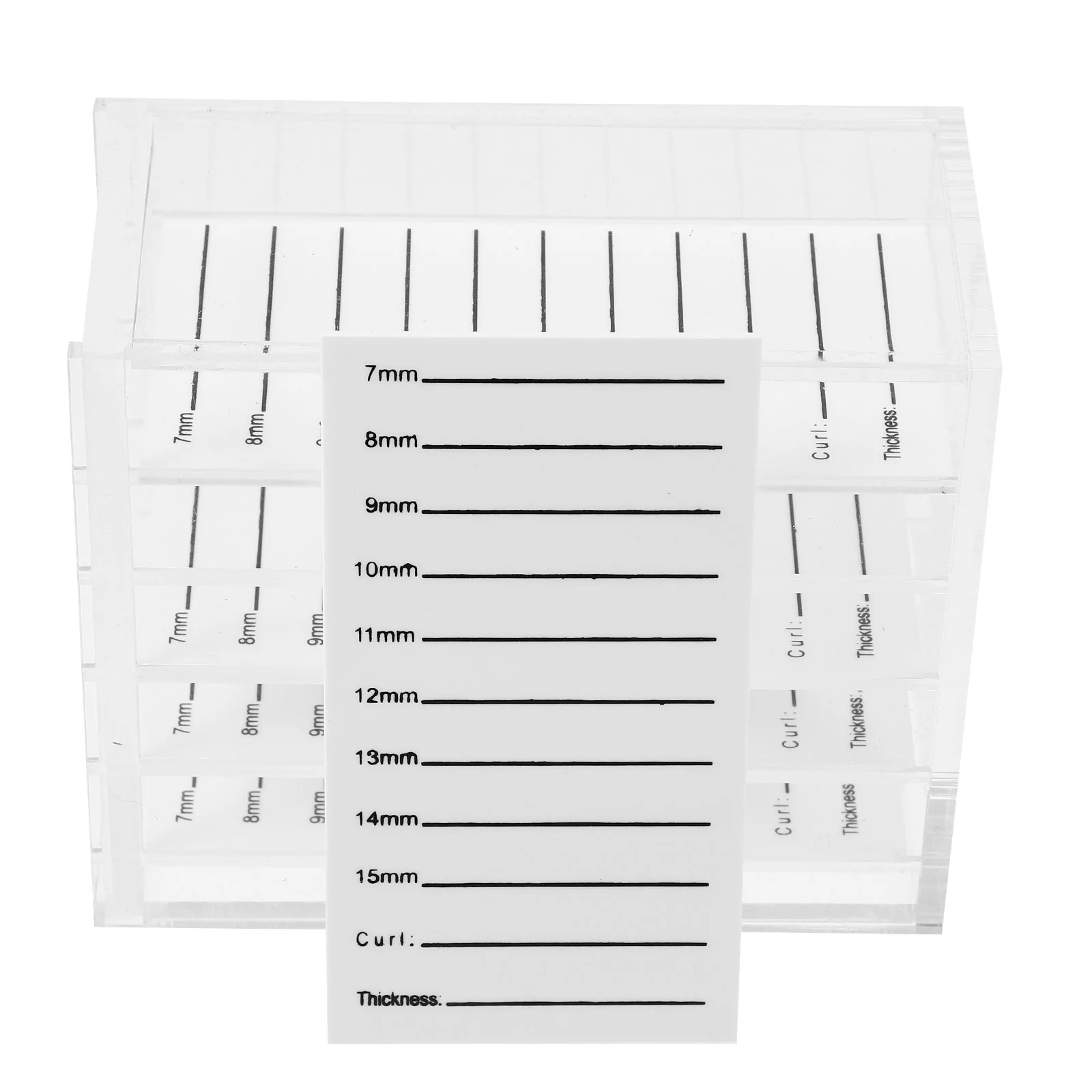 

Eyelash Box Lash Case False Organizer Storage Extension Transparent Packaging Holder Clear Acrylic Artificial Fake Display