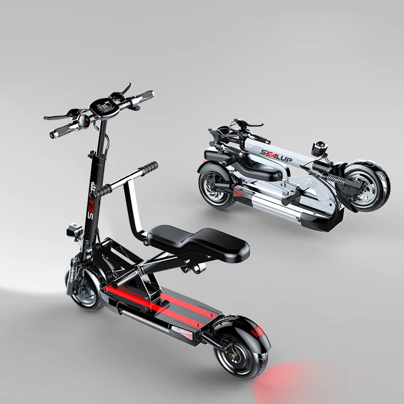 Высокоскоростной скутер 48 в 500 Вт для родителей и детей 10-дюймовый Электрический