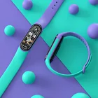 Ремешок силиконовый двухцветный для Xiaomi Mi Band 6 5 4 3