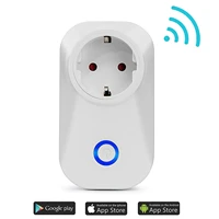 wifi smart plug eu 10a smart socket switch support alexa voice control timer plug app remote control real time power monitoring