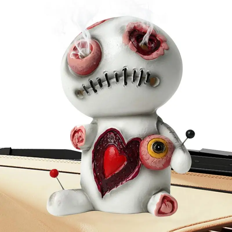 

Кукла Voodoo, горелка для благовоний, подставка для благовоний на Хэллоуин, конусная горелка для благовоний, Настольная горелка для спальни и гостиной на Хэллоуин