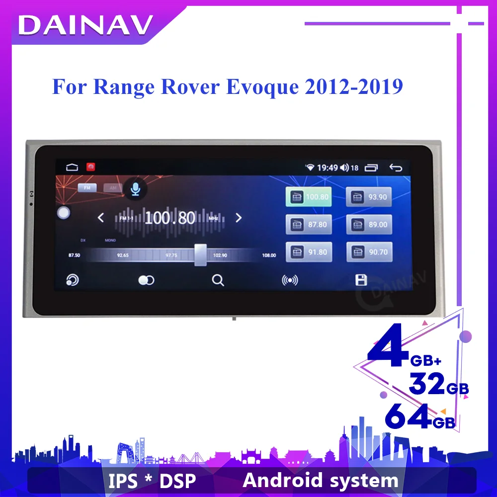 

Автомагнитола 2 din Android 10,0 для LAND ROVER Range Rover Evoque 2012-2019, автомобильный мультимедийный плеер, стерео
