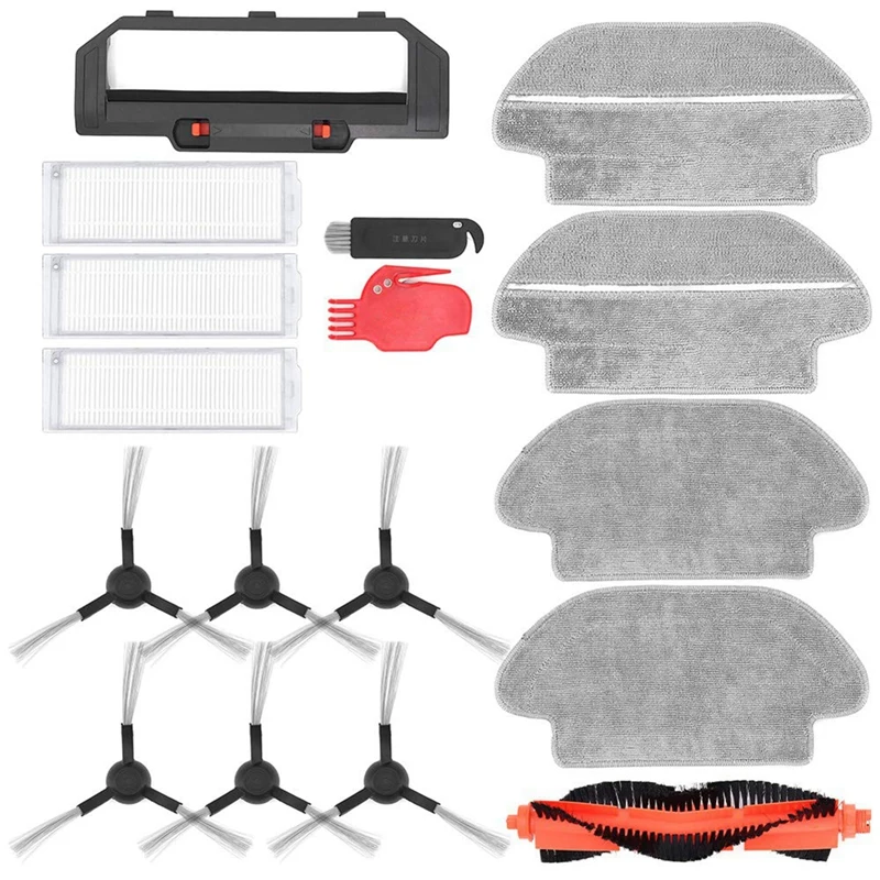 

Replacement Roller Brush Side Brushes HEPA Filters For Xiaomi Mijia STYJ02YM Robot Vacuum Cleaner Accessories