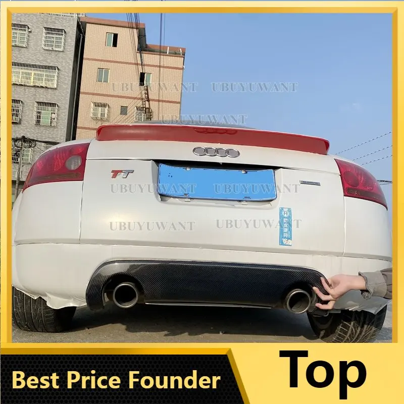

Carbon Fiber Rear Bumper Diffuser Lip Spoiler for Audi TT 8N 2004 2005 2006 Sport Coupe Convertible 2 Door Rear Diffuser Lip