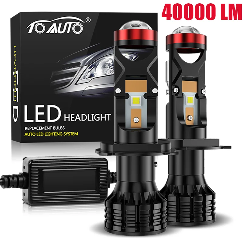 Светодиодные лампы для автомобильных фар H7 H4 LHD H8 H11 9005 HB3 9006 HB4 6500 лм