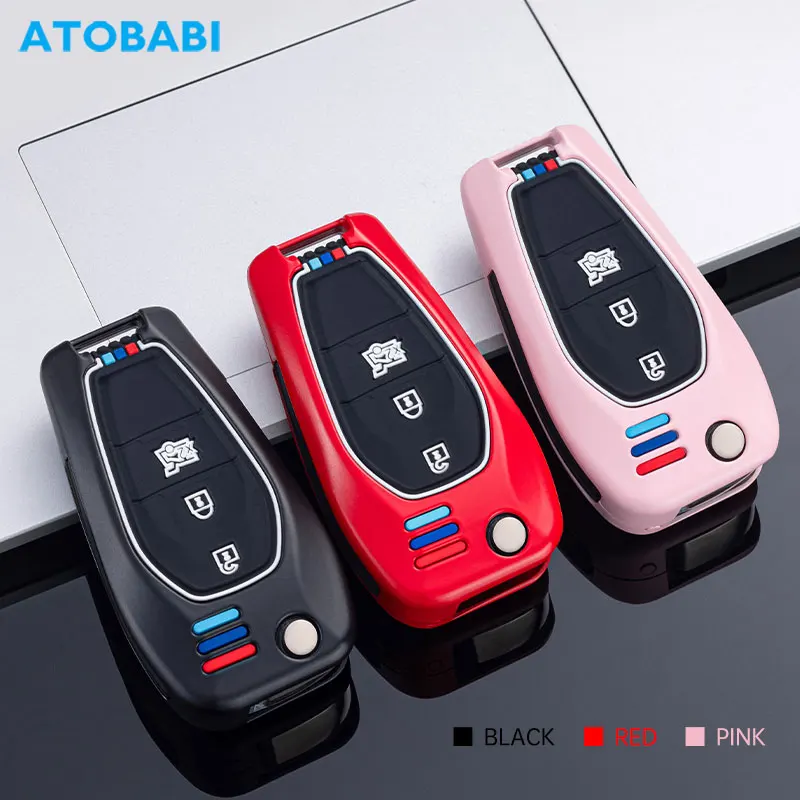 

Чехол для автомобильного ключа из цинкового сплава, 3 кнопки, складной чехол для ключа с дистанционным управлением для Chevrolet Cruze Spark Trax Sonic 2019