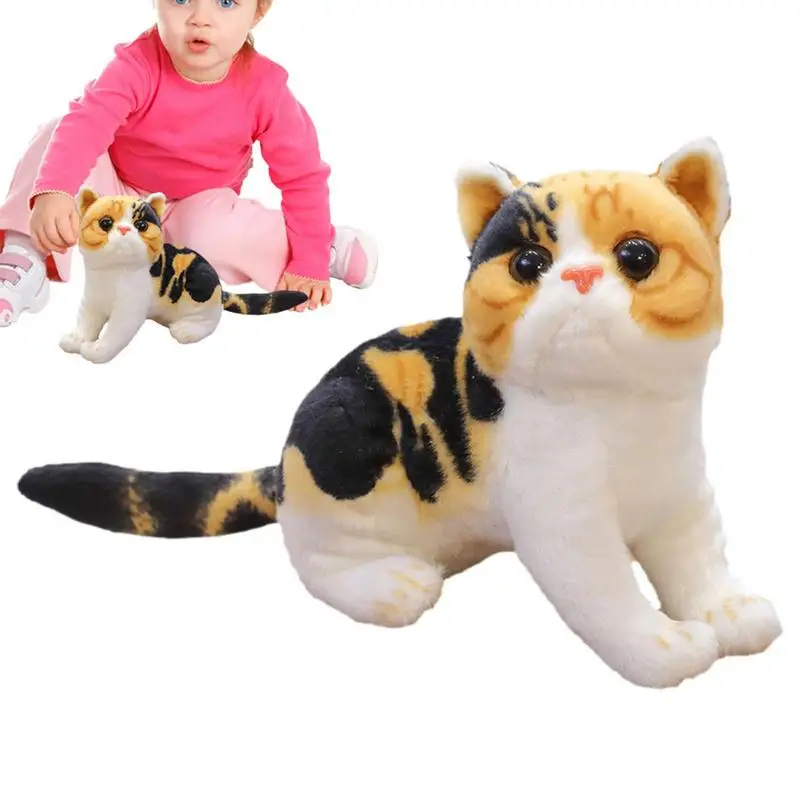 

Cat Stuffed Animal Kid Stuffed Animal Cat Tabbys Toy For Boys Party Favors And Decoration Christmas And Birthday Gifts