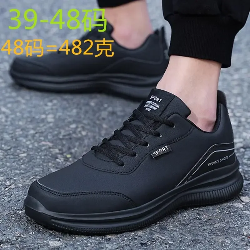 

Мужская обувь, Новинка осени 2023, Молодежная плетеная сетчатая Мужская обувь для бега, мужская повседневная черная модная спортивная обувь