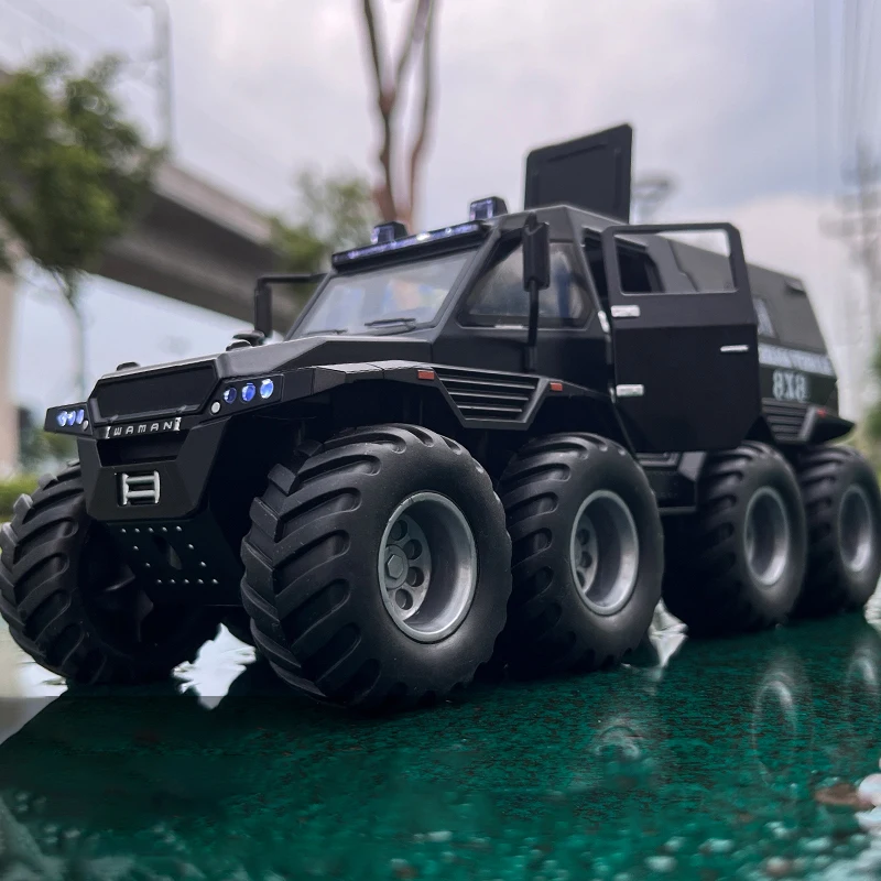 Модель автомобиля Avtoros Shaman 8x8 ATV из сплава в масштабе 1:24