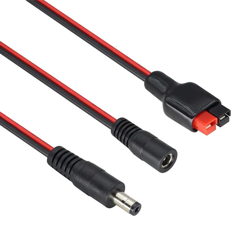 Фото Кабель-переходник 30A Anders на DC 5521, 2 кв. мм/14AWG, DC 55x21 (штекер/гнездо) на штекер 30A, 0.3-3 метра №4