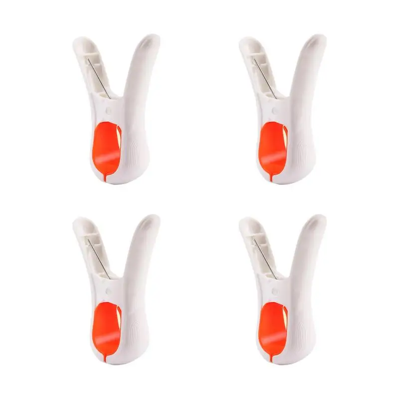 

Drying Clip 4pcs Large Opening Clips Clamps Large Fixed Quilt Clips Clothespin Clamps For Putting Clothes Socks Outdoor Beach