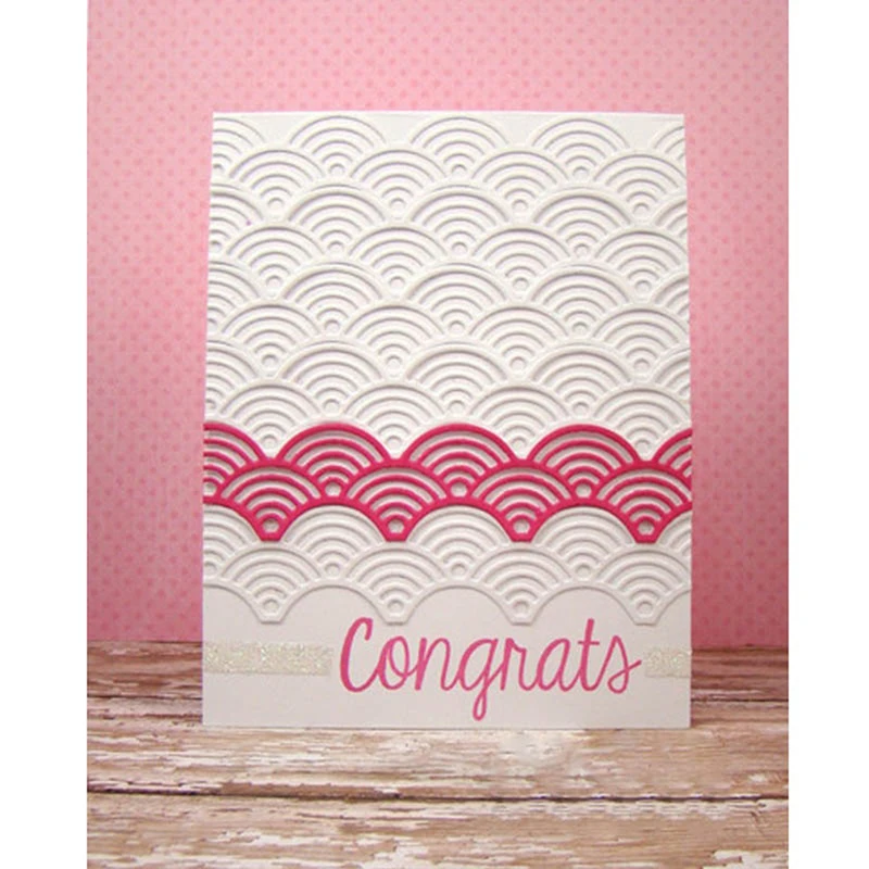 

Волнистые линии металлические штампы трафареты для «сделай сам» Скрапбукинг альбом бумага карточка декоративное ремесло тиснение штампов...