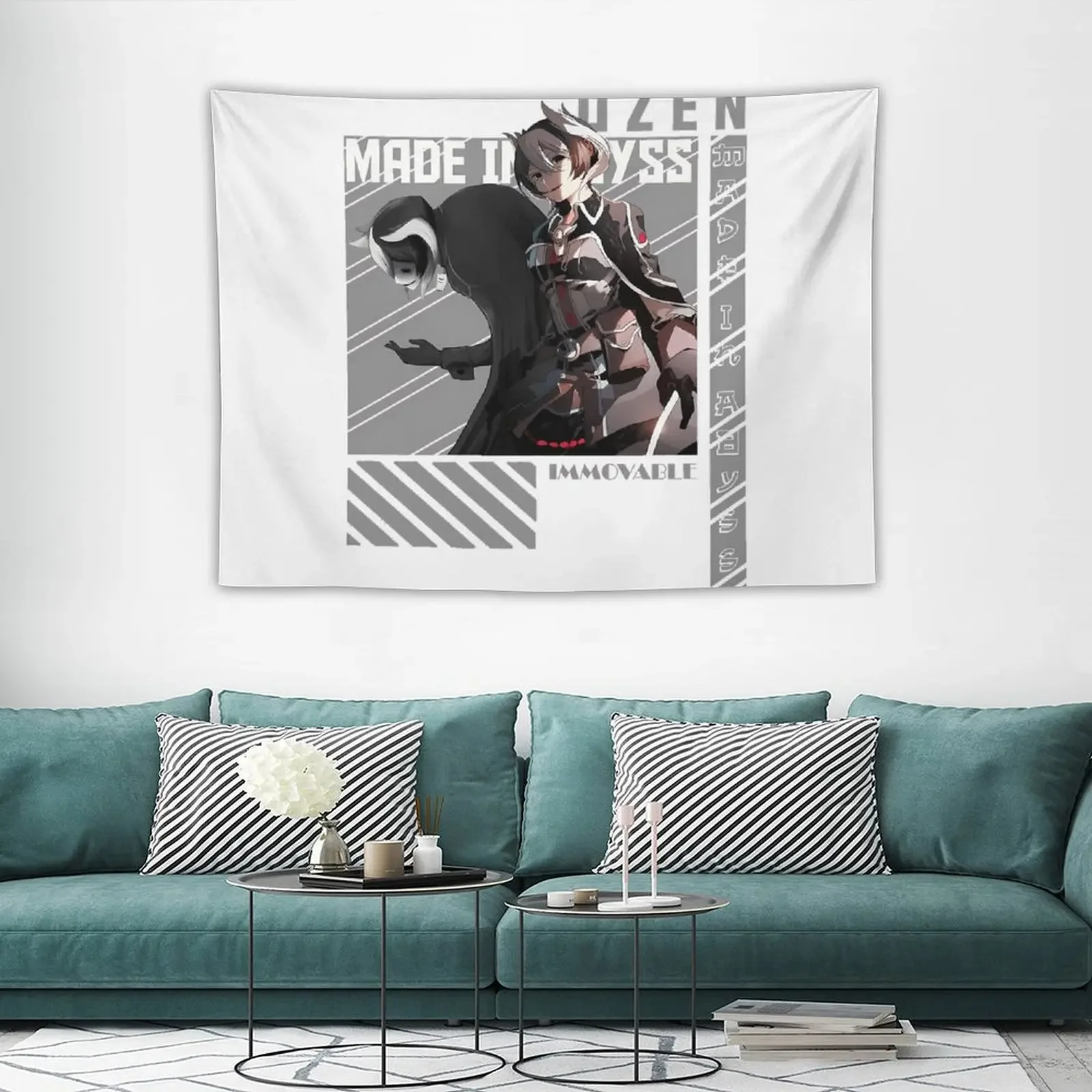 Декоративный гобелен в бездном стиле ozen the Building аниме декор для комнаты стены