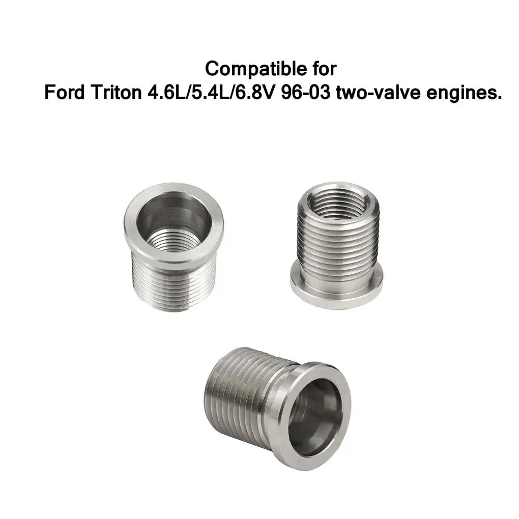 

Автомобильная свеча зажигания вставка 389-100 двухклапанный винт двигателя хорошие запасные части резьба Ремонтный комплект совместимый с 5 4L