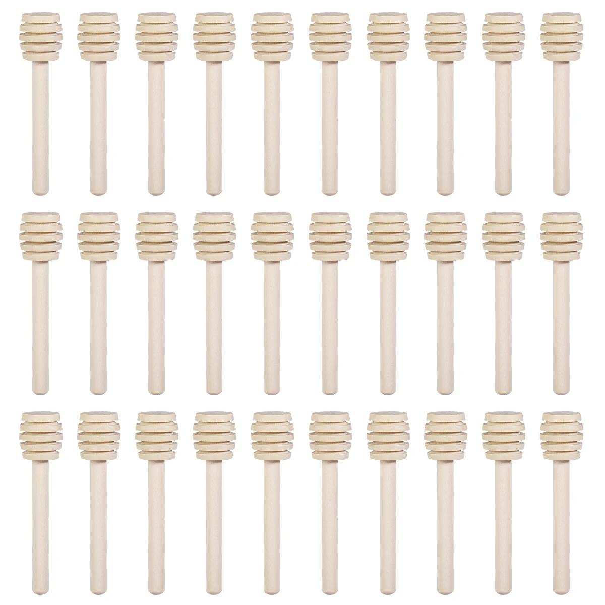 

30PCS Mini Eco-Friendly Dipper Stirrer Stir Sticks Stirring Spoon for Jar