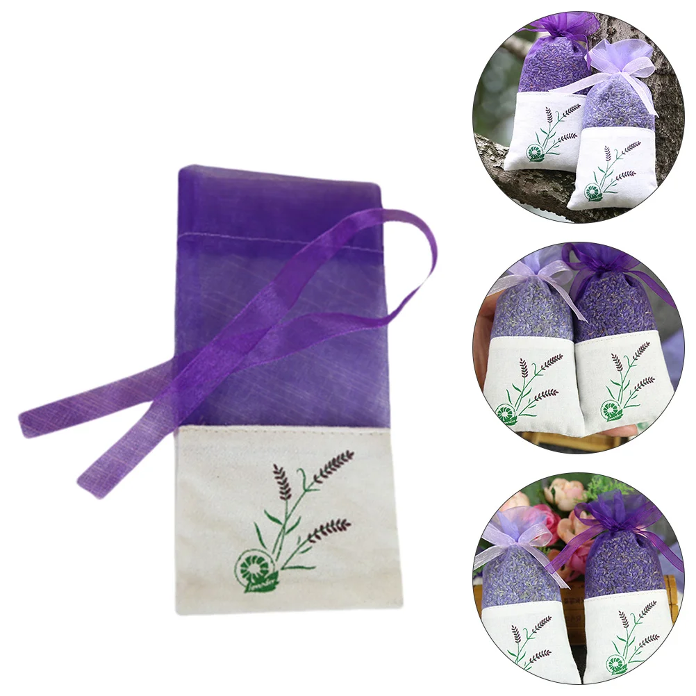 

12pcs Drawstring Sachet Bags Dried Lavender Sachets Organza Bags Birthday Party Favor Bags Lavender Drawer Sachets