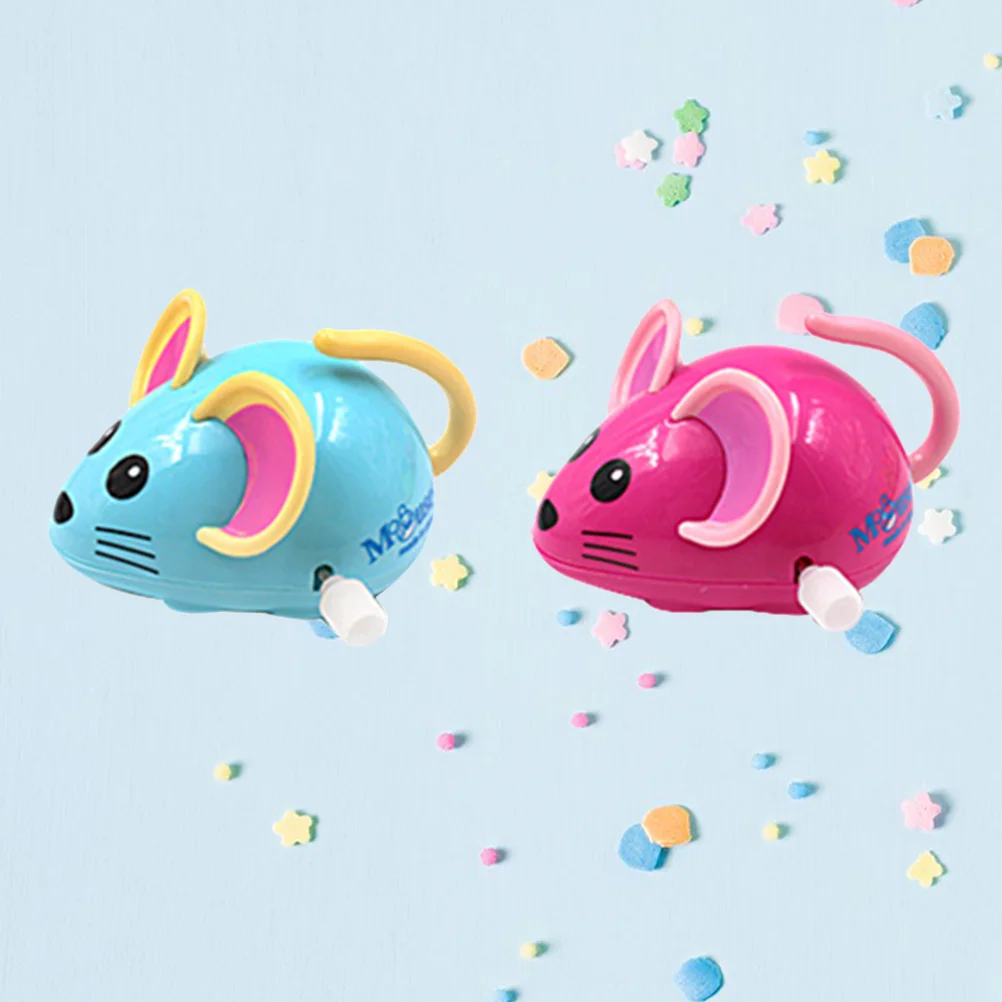 

Toy Wind Clockwork Cat Kids Animal Toys Interactive Mouse Toddlers Favor Party Walking Electronic Squeaky A Moving Automatic