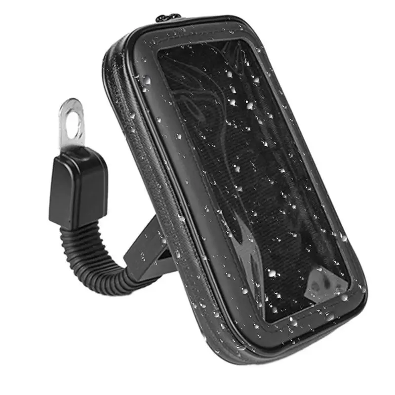 

Universal Bicycle Phone Holder Bag Motorcycle Bike Stand Bag Mountain Bike Navigation Holder Pouch For 4.8-6.8inch Mobile Phone