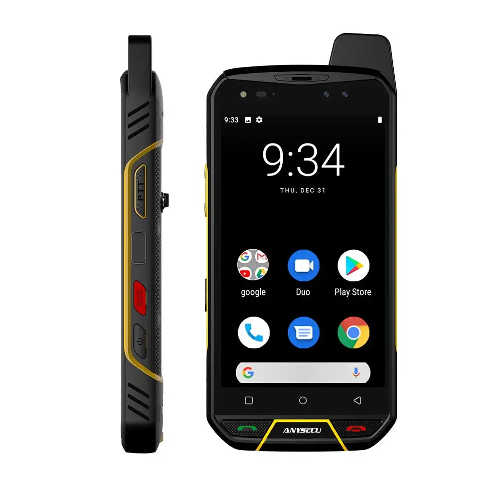 RunGee защищенный IP68 Водонепроницаемый телефон 6000 мАч 5 дюймов ОЗУ 6G ПЗУ 128 ГБ рация