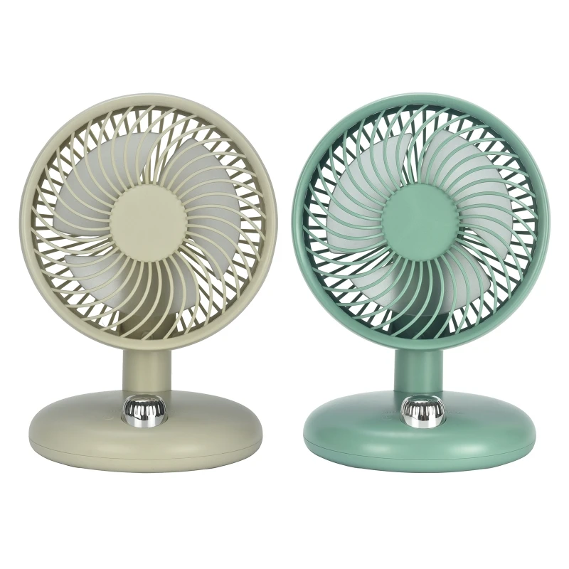 

16.5cm/6.49in Air Circulator Fan Rechargeable Oscillating Fan 10000mAh Shake Head Fan Table Fan for Cooling Bedroom