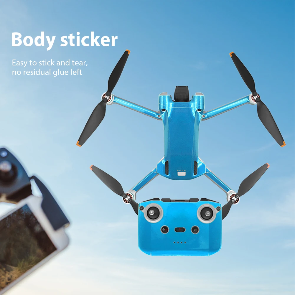 

Новый корпус дрона + пульт дистанционного управления, защитные наклейки для кожи, декоративные наборы наклеек для DJI Mini 3 Pro, защитная пленка, ...