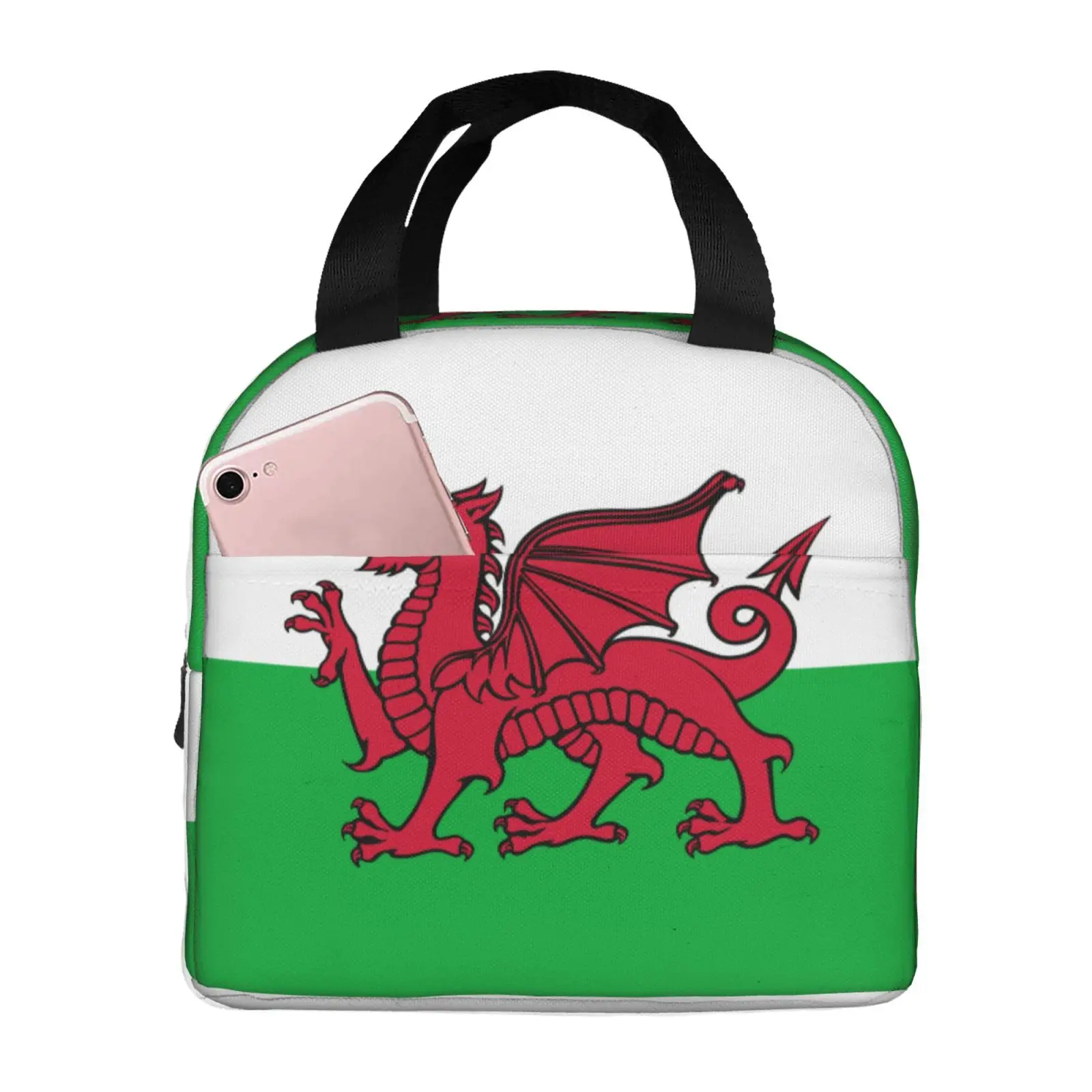 

Женская сумка-шоппер с чешуйками и сумкой для обеда, портативный холодильник, Термоизолированный контейнер для еды, для пикника, для школы и работы