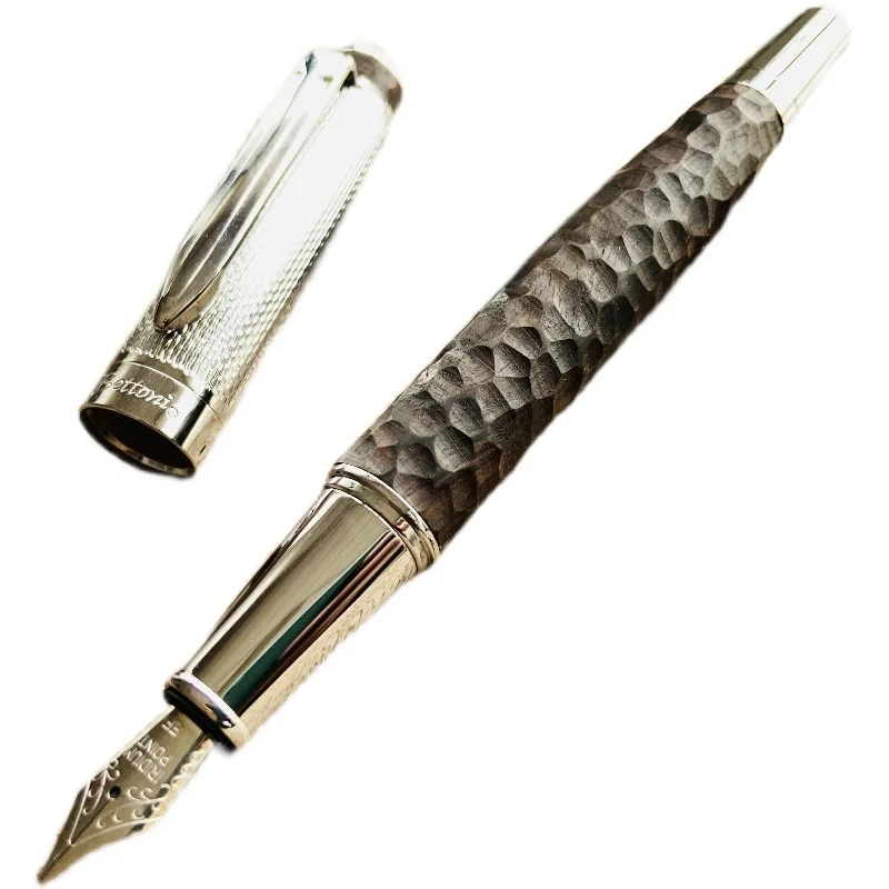 Najtaniej Hebanowa Imitacja Młotka-ręcznie Robione Pióro Wieczne Z Litego Drewna