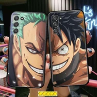 luffy zoro one piece phone cover hull for samsung galaxy s6 s7 s8 s9 s10e s20 s21 s5 s30 plus s20 fe 5g lite ultra edge