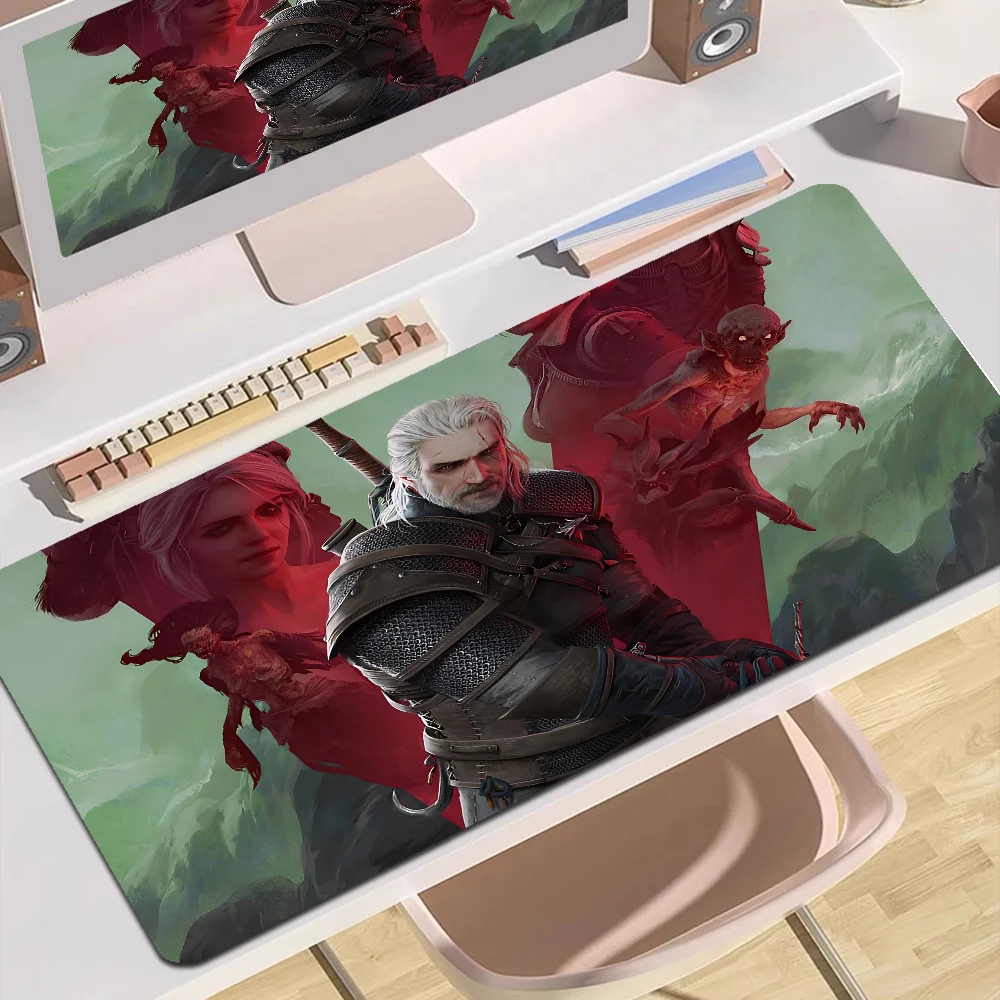 Популярный игровой коврик для мыши W-Witcher 3 высококачественный резиновый ковер