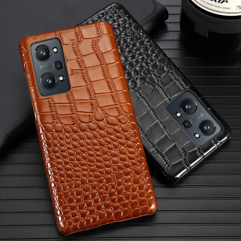 

Funda Capa Leather Crocodile Phone Case For OPPO Realme 10 9 Pro plus C33 C30 C35 GT 2 pro GT neo 2 3T Back cover cases