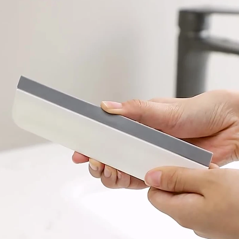 

Soft Silicone Glass Wiper Scraper Window Cleaning Brush Bathroom Cleaning Tools