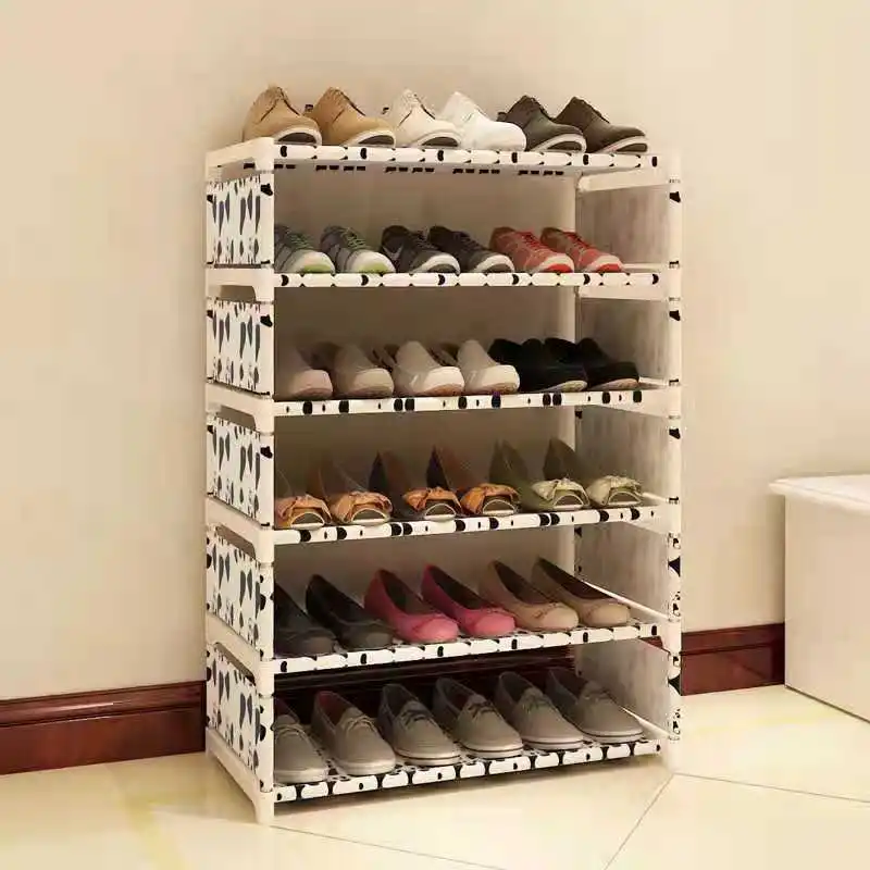 Стойка для обуви простая дверь бытовой экономичный шкаф хранения многослойный