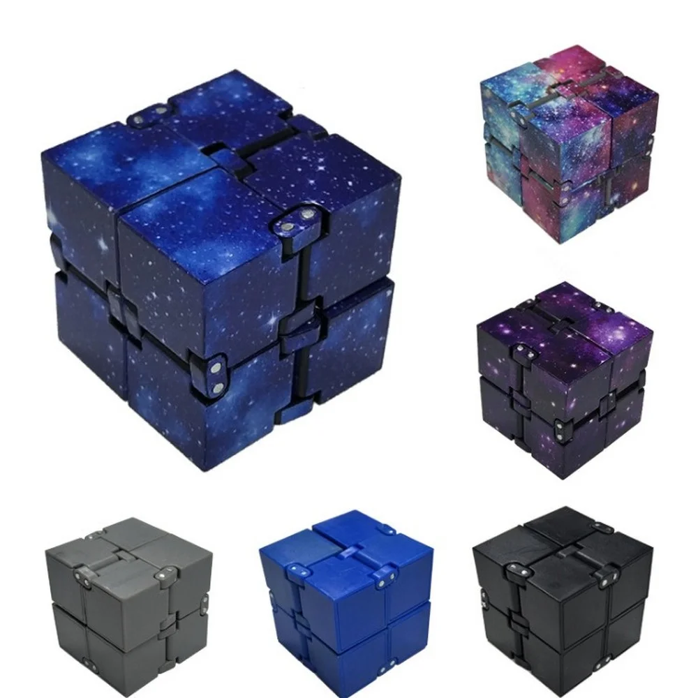 Антистресс бесконечный куб волшебный офисная флип-магнитная детская игрушка для