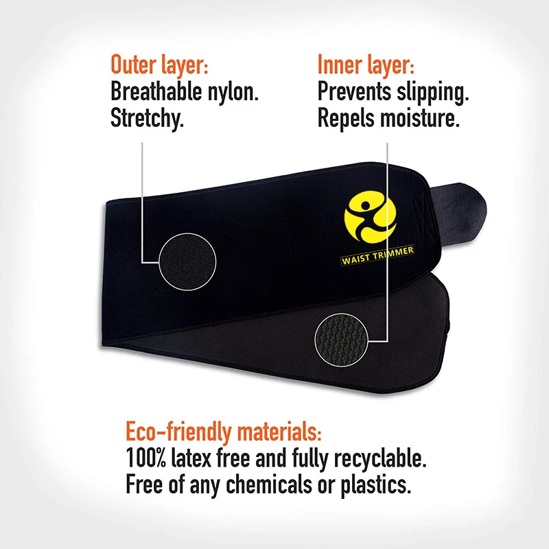 Триммер для талии пояс похудения и живота корректор фигуры неопреновый Fajas