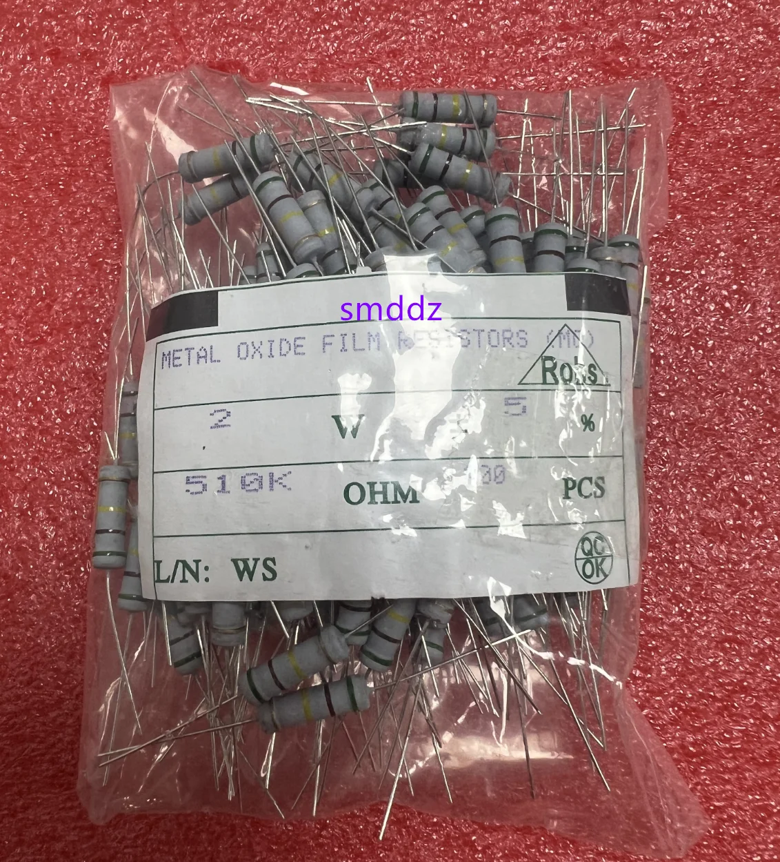 200 шт. / Устойчивость углеродной пленки 5% 2 Вт: 6 2R 8R 7 5R 8 9 1R 10R 11R 12R 13R 15R 16R 18R 20R 22R 24R 27R 30R