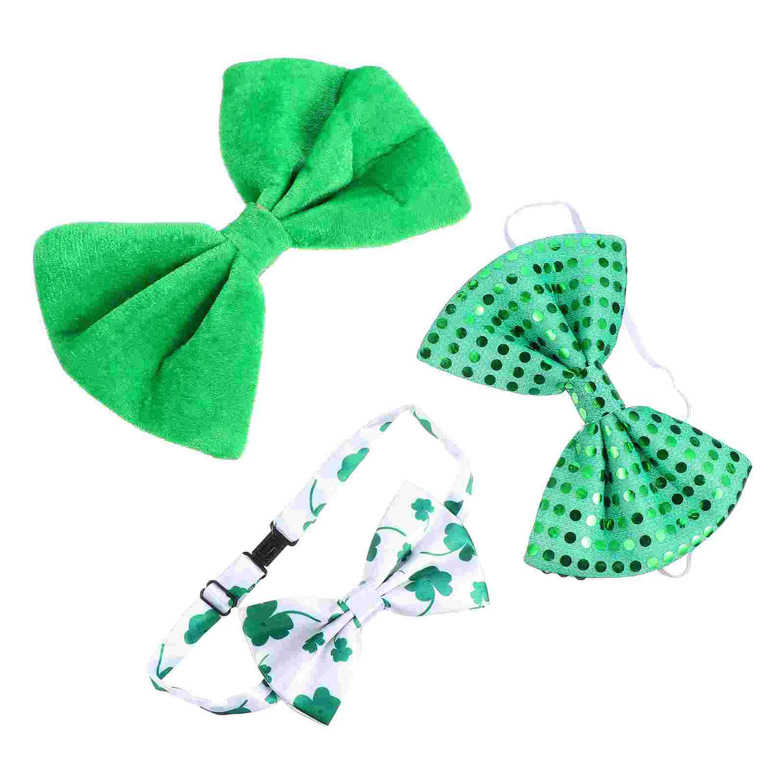 

3pcs Tie Useful Chic Bowkont Collar Supplies for