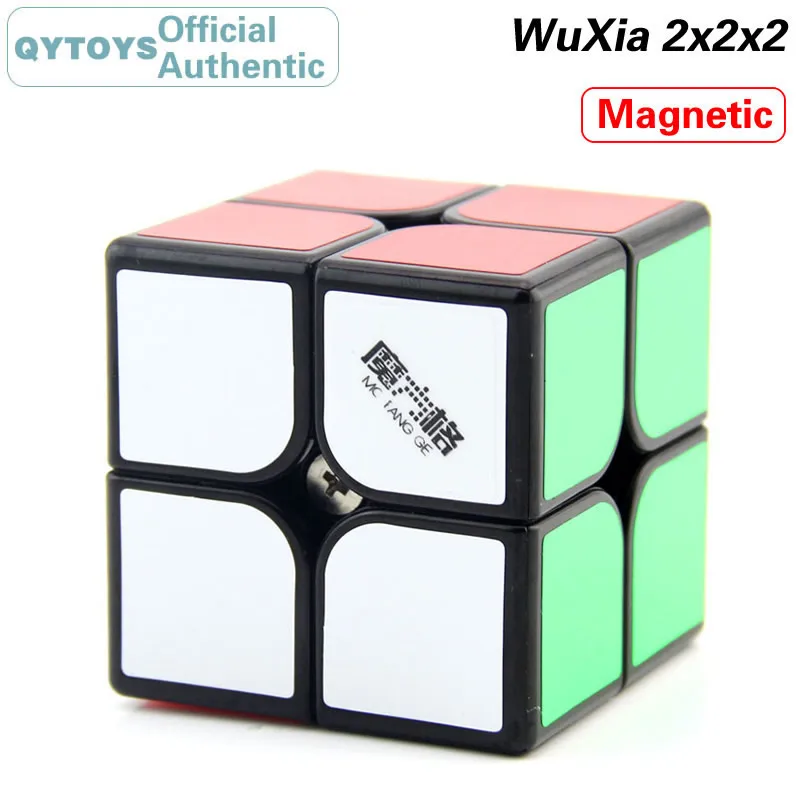 

QYTOYS Magnetic WuXia 2x2x2 M Magic Cube MoFangGe Magnets 2x2 Speed Twisty Puzzle Brain Teaser Educational Toys For Children