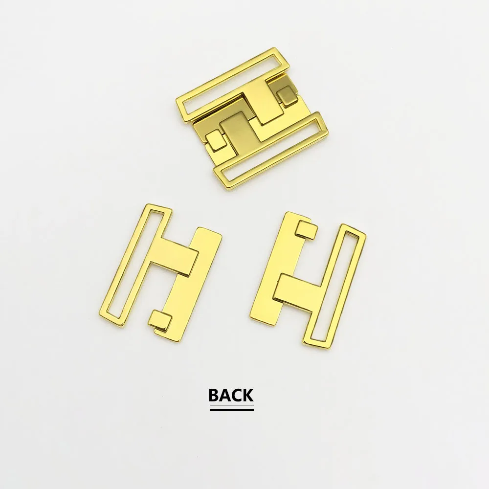 Металлическая застежка-липучка для бюстгальтера 25 мм