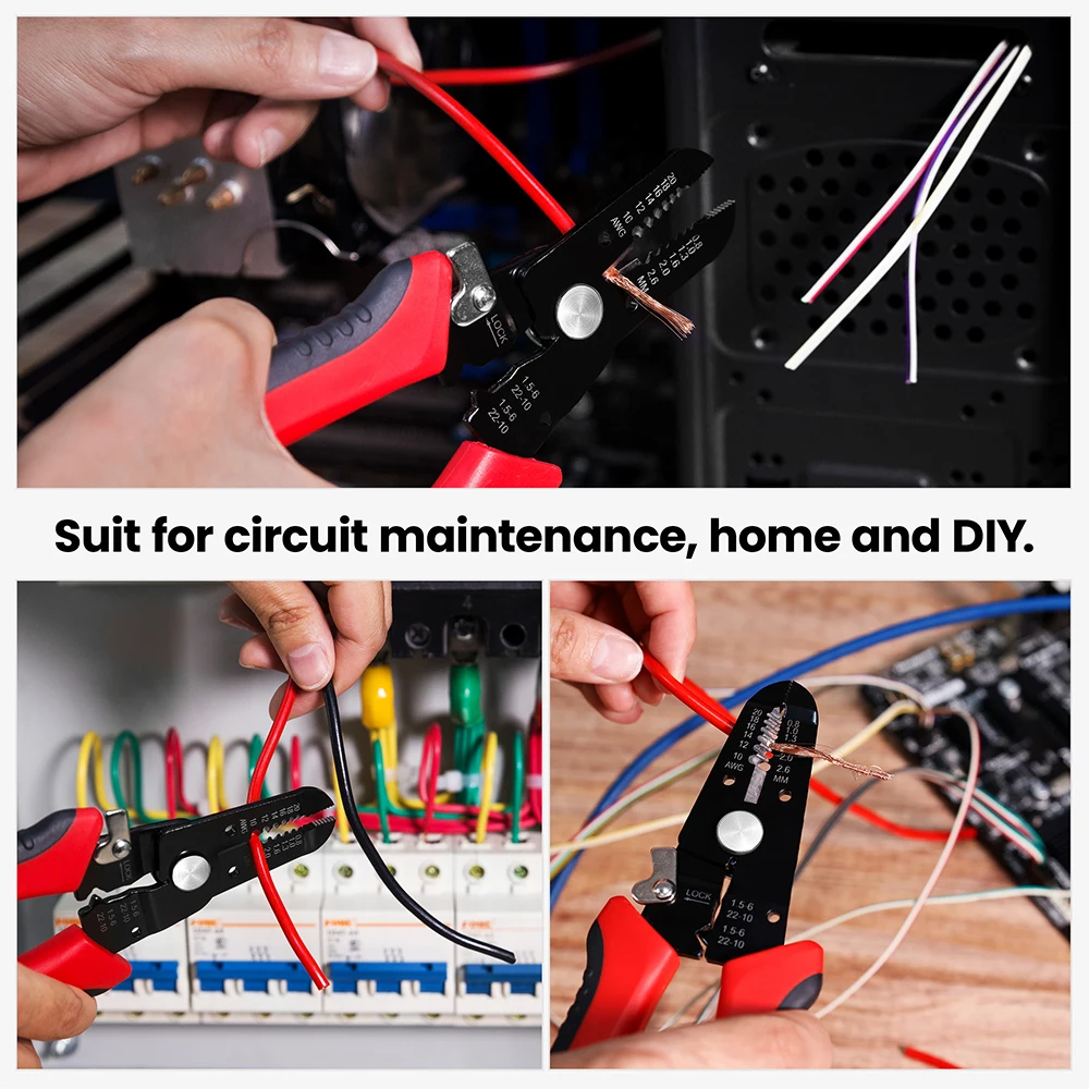 KAIWEETS многофункциональные плоскогубцы для зачистки кабеля высокоточный