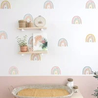 hot 36 pcs rainbow vinyl decorative wall stickers decorations for girls wallpaper stickers on the wall paper for fourth