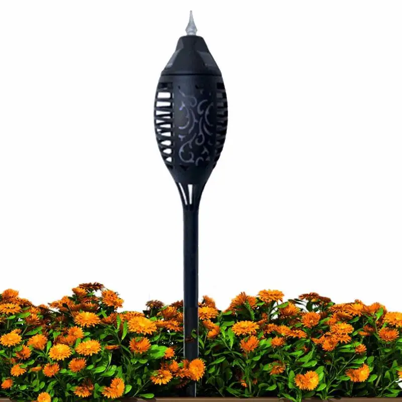 

Landscape Pathway Lights Solar Flame Lights Outdoor Flashing Fire Effect Solar Pathway Outdoor Waterproof Flame Torch Lights